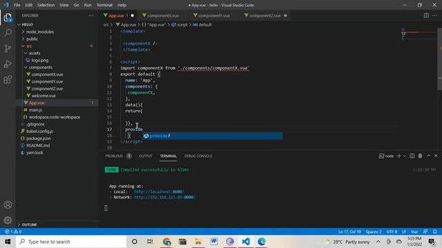 VUE JS COURSE-PROVIDE AND INJECT смотреть онлайн
