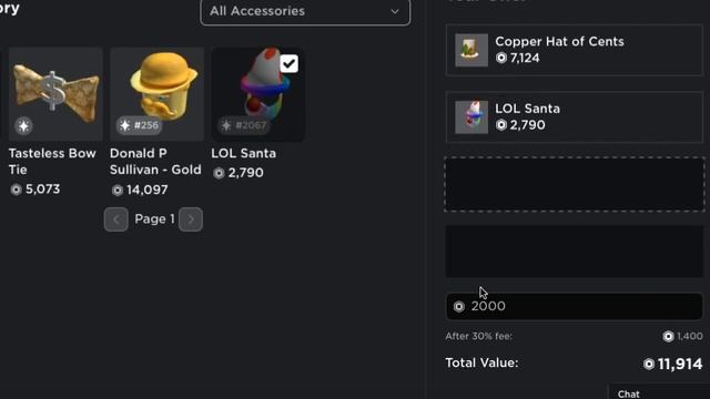 Someone is offering me “Hat of Bling Bling” on Roblox смотреть онлайн