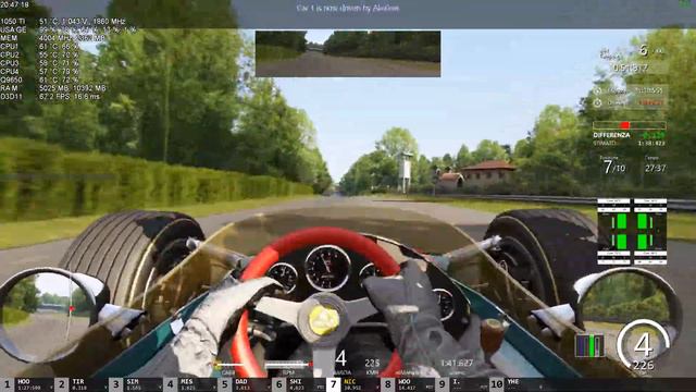 Assetto Corsa - Monza 1966 Lotus Type 49 - Online PC DFGT Gameplay - Full HD 1080p60 Max Settings смотреть онлайн