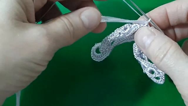 Мотив на бурдоне крючком. Ирландское кружево.Мотив на бурдоне. смотреть онлайн