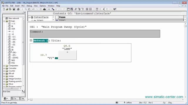 Логические функции в STEP 7 смотреть онлайн