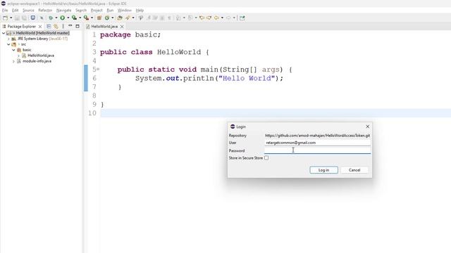 Push To GitHub Repository Using Access Token From Eclipse #git #github #eclipse смотреть онлайн