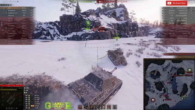 World of Tanks Jagdpanther Replay - 10 Kills 5.1K DMG(Patch 1.4.0) смотреть онлайн