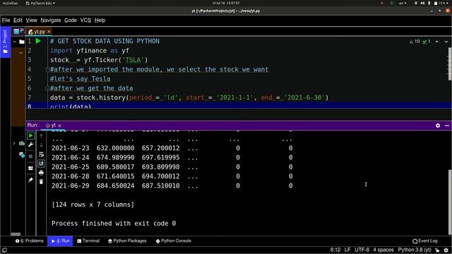 How To Get Stock Data Using Python Code - Tutorial смотреть онлайн