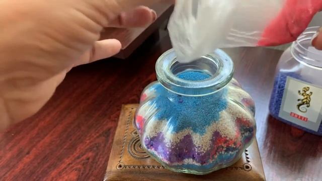 Как сделать Подсвечник из старого Кальяна и разноцветного песка смотреть онлайн