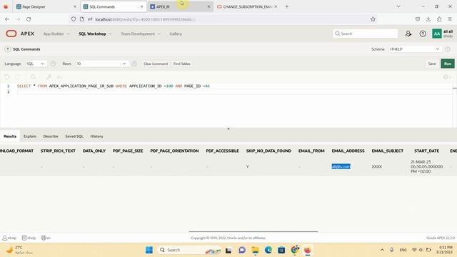 Oracle APEX API (APEX_IR ):CHANGE_SUBSCRIPTION_EMAIL ,CHANGE_SUBSCRIPTION_LANG ,DELETE_SUBSCRIPTION смотреть онлайн