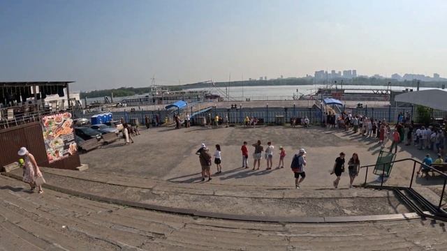 Прогулка от Ривер парка до Набережной в Новосибирске! смотреть онлайн