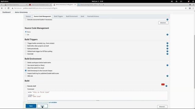24. Jenkins for Beginners - TimeStamp смотреть онлайн