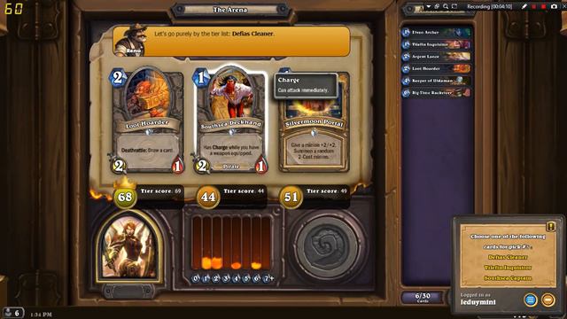 How to pick arena card in Heartstone (Cách chọn bài trong heartstone) смотреть онлайн