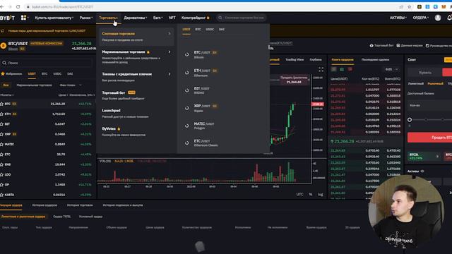 ПОЛНЫЙ ОБЗОР БИРЖИ BYBIT. КУПИТЬ КРИПТОВАЛЮТУ. BYBIT