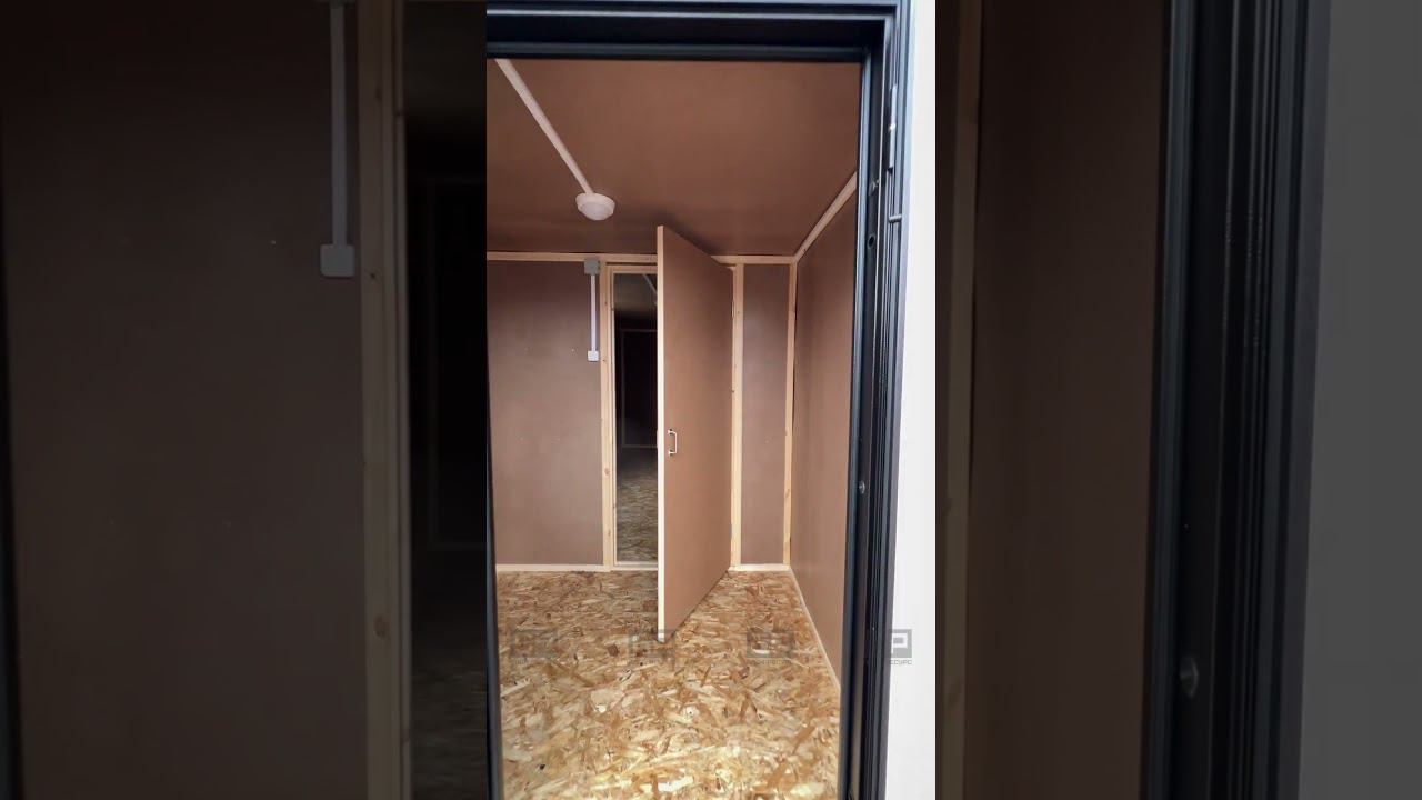 Бытовка БК-2 в графитовом профлисте смотреть онлайн