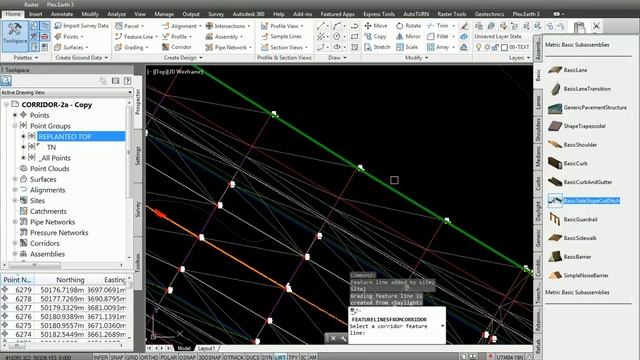Tutoriales RG - AutoCAD Civil 3D 2014 - 45 - EXTRACCION POLYLINE Y FEATURE LINE DE CORRIDOR смотреть онлайн