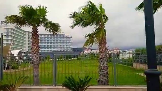Адлер, набережная у моря, 23 мая 2021! смотреть онлайн