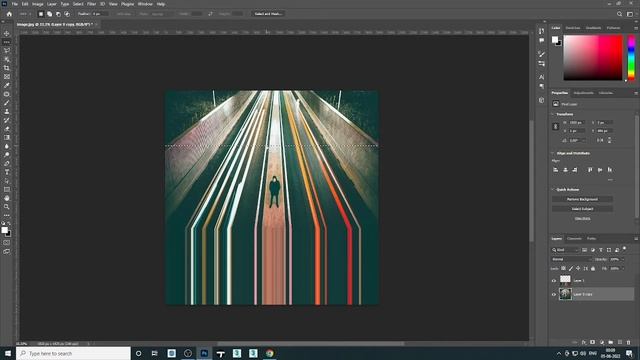 Single Row Marquee Tool in Photoshop смотреть онлайн