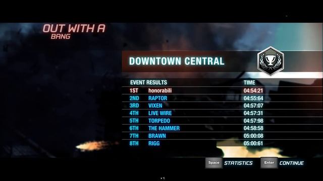 Split/Second: Out With A Bang Ep 12 Downtown Central Elite Race GAME FINALE смотреть онлайн