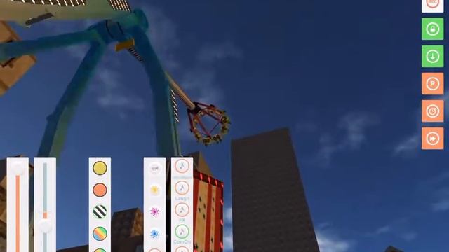 Funfair Ride Simulator 3: Flying Acrobats #funfair #simulation смотреть онлайн