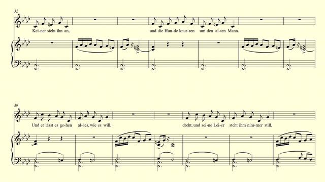 Der Leiermann - Schubert - accompaniment in F minor смотреть онлайн