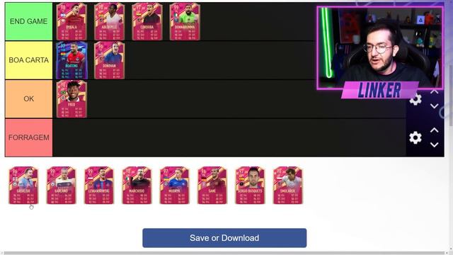 FIFA 23 | 🔥 CLASSIFICANDO E ANALISANDO CADA CARTA FUTTIES TIME 6 || LINKER || смотреть онлайн