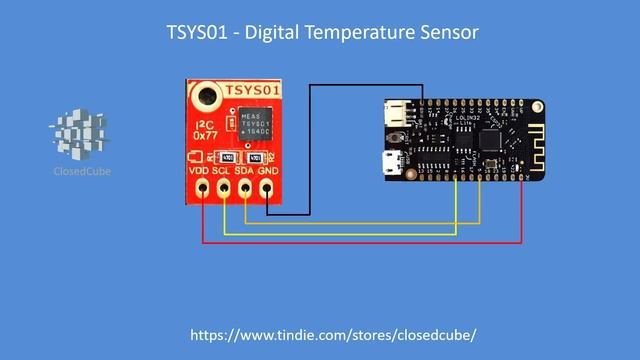 Tech Note 065 - TSYS01 High Accuracy (0.1°C) Temperature Sensor смотреть онлайн
