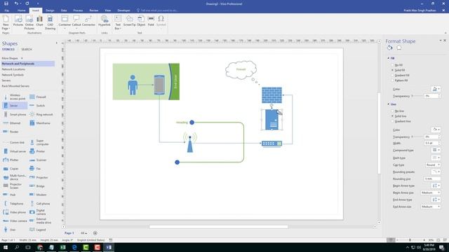 MS Visio Tutorial - Lesson 19 - Hyperlinks смотреть онлайн
