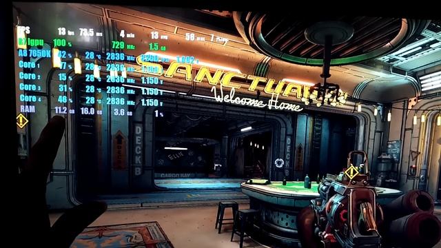 AMD A8 7650K Igpu Borderlands 3 Game Test 2021 смотреть онлайн