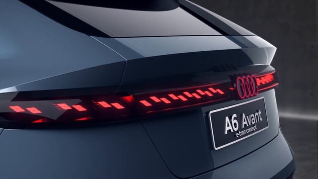 Audi A6 e-tron Avant: digital OLED clusters смотреть онлайн
