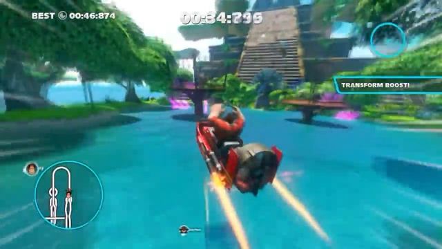 Sonic & All-Stars Racing Transformed (PC) - Temple Trouble Former PB, 46.371 смотреть онлайн