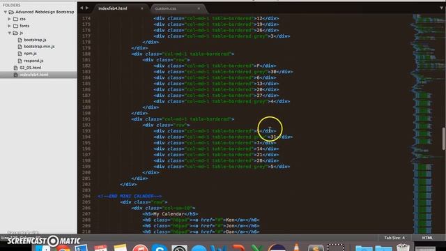 Recreating Google Calendar with Bootstrap смотреть онлайн