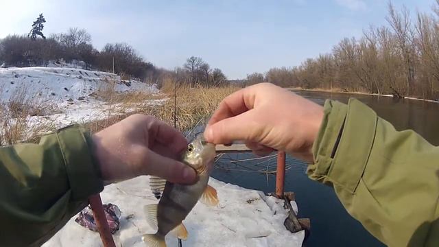 Ловля окуня на микроджиг. Рыбалка весной смотреть онлайн
