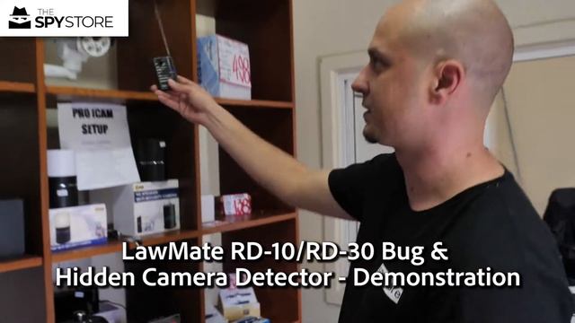 LawMate RD-10 & RD-30 Bug & Hidden Camera Detector Demonstration смотреть онлайн