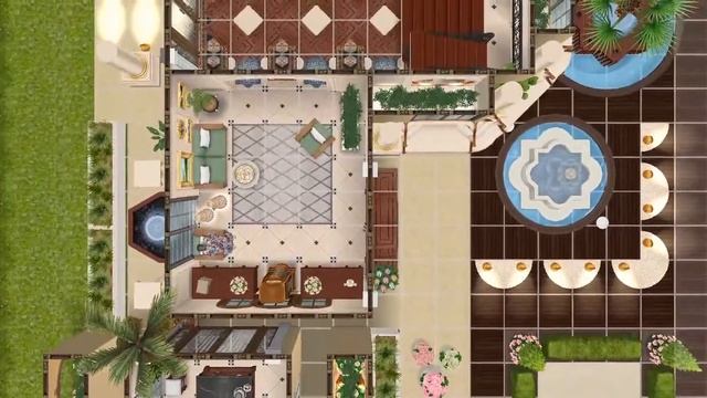 The Sims FreePlay дом с необычным дизайном & house with an unusual design смотреть онлайн