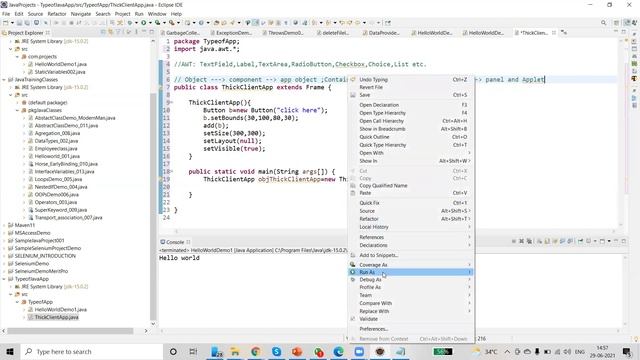 Java Type of Applications смотреть онлайн
