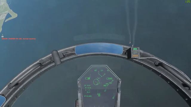 DCS F18 and su27 gun duels смотреть онлайн