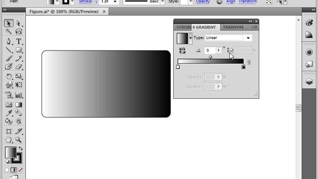 Создание градиентной заливки в Adobe Illustrator CS4 (36/39) смотреть онлайн