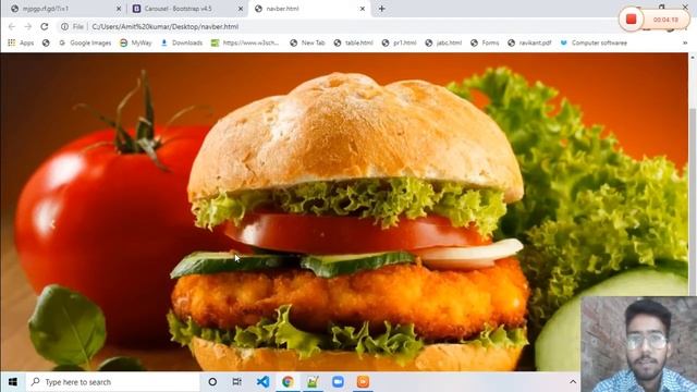 How to create Slider in Bootstrap in Hindi смотреть онлайн