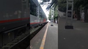 Скоростной электропоезд (Ласточка) Краснодар-Туапсе-Имеритинский курорт# siemens#ласточка #siemens