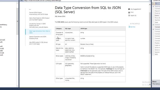 Introduction to JSON in SQL Server 2016 Part1 смотреть онлайн