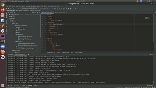 Spring Kotlin - Real database in your Springboot app with docker смотреть онлайн