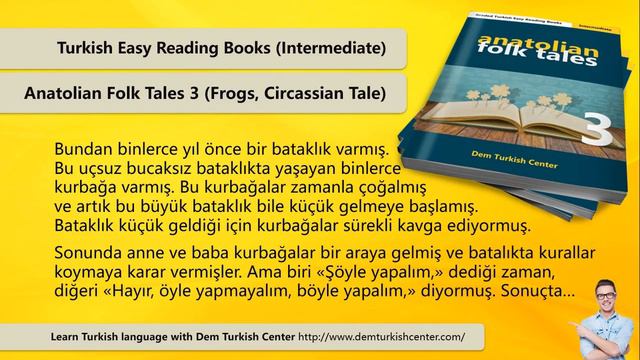 Learn Turkish with Turkish easy reading books: Circassian Tale (Intermediate) смотреть онлайн