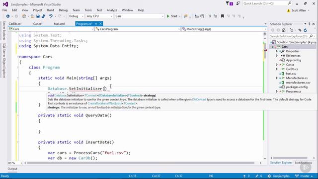 008-03. Inserting Data into a New Database смотреть онлайн
