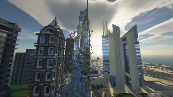 Realistic Destruction Mod in Minecraft