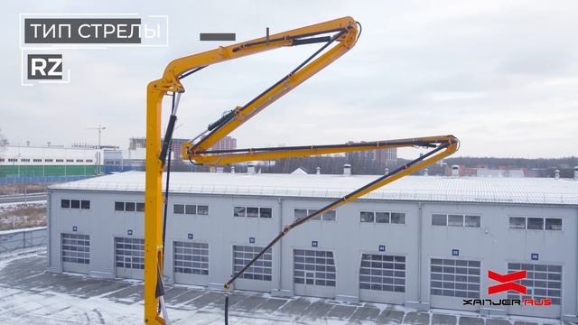 Автобетононасос 63 метра! XANJER 63-6RZ на шасси VOLAT 10х4