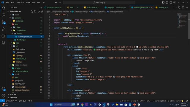 Next Js 14 Complete Course 2024 | Master Server Actions From Scratch (Blog Module) With Prisma ORM смотреть онлайн