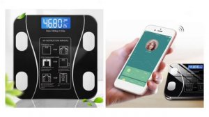 Напольные умные фитнес весы Bluetooth до 180 кг A-8003 / Смарт весы с приложением купить на torg24
