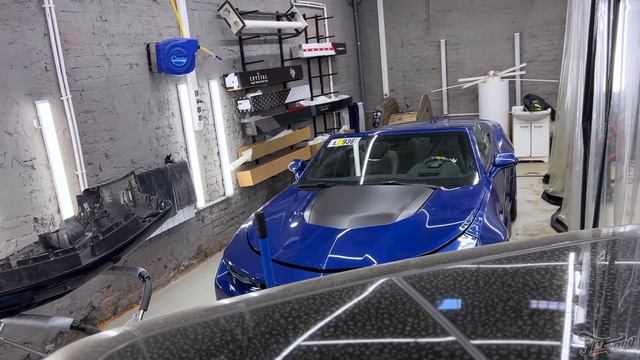 Tesla X Plaid Оклейка в черный глянцевый полиуретан / оклейка авто Тесла Плейд смотреть онлайн