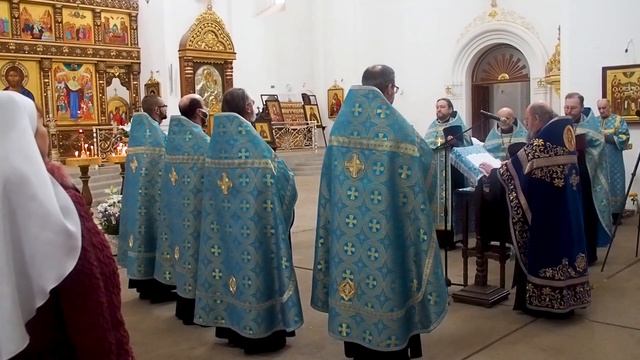 Копия чудотворной иконы Божией Матери «Жировичская» в приходе иконы "Всех скорбящих Радость" смотреть онлайн