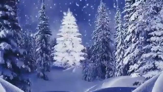 За окошком снег закружился и приходит вновь Рождество смотреть онлайн