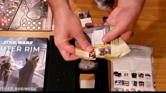 Star Wars Outer Rim Unfinished Business Board Game Unboxing смотреть онлайн