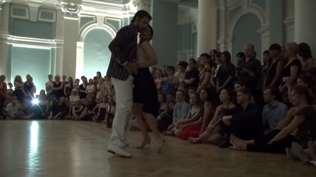 Dana Frigoli y Adrian Ferreyra. Nevskaya milonga 2014. смотреть онлайн
