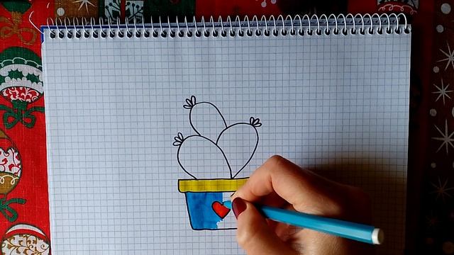 Как нарисовать кактус смотреть онлайн